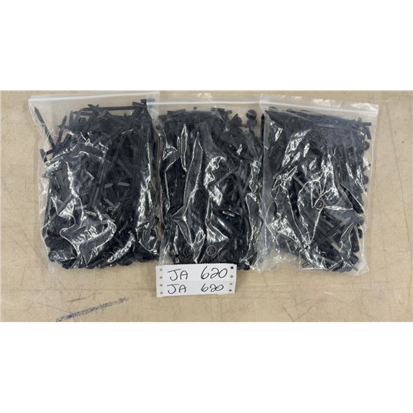 3 Packs of 150 Universal Cable Tie Buckle for Car