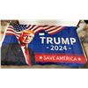 Image 1 : Trump 2024 Save America Political Campaign Flag, 3' X 5'