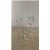 Image 4 : 15 Vintage Glasses- 12 Tall, a Shot Glass & 2 Small Cocktail Glasses