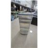 Image 1 : Gracious Living Five-Drawer Clear Plastic Storage Unit with Grey Frame and Casters 34 x 16 x 13"
