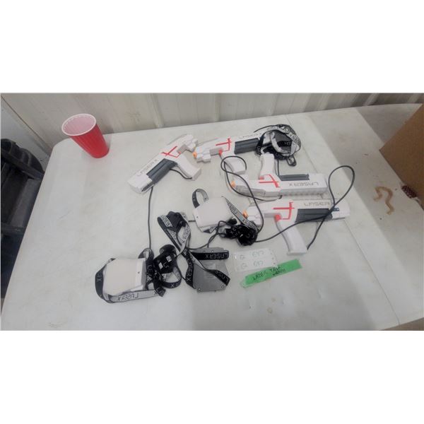 Laser X Laser Tag Set with Blasters and Chest Receivers