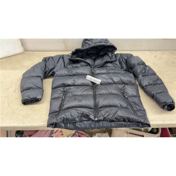 Under Armour Storm Hooded Puffer Jacket, Dark Grey / Blue Men's Size Extra Large