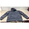 Image 3 : Under Armour Storm Hooded Puffer Jacket, Dark Grey / Blue Men's Size Extra Large