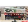Image 3 : Collection of Thriller Novels by Jack Carr, James Patterson, Brad Thor, and More, with Tote