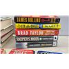 Image 4 : Collection of Thriller Novels by Jack Carr, James Patterson, Brad Thor, and More, with Tote