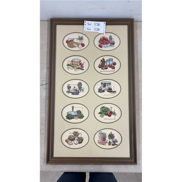 Petit Point Needlework 16 x 27"