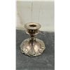 Image 5 : Viking Silver-Plated Candlesticks Pattern 804 with Grape Leaf Bases, 2 Cups