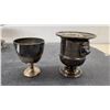 Image 8 : Viking Silver-Plated Candlesticks Pattern 804 with Grape Leaf Bases, 2 Cups