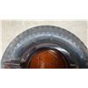 Image 3 : Dominion Royal Heavy Duty Tire Ashtray with Amber Glass Insert, 1 Cigarette Holder on Ashtray