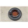 Image 5 : Dominion Royal Heavy Duty Tire Ashtray with Amber Glass Insert, 1 Cigarette Holder on Ashtray