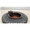 Image 6 : Dominion Royal Heavy Duty Tire Ashtray with Amber Glass Insert, 1 Cigarette Holder on Ashtray