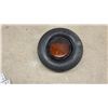Image 7 : Dominion Royal Heavy Duty Tire Ashtray with Amber Glass Insert, 1 Cigarette Holder on Ashtray