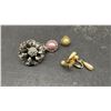 Image 4 : Fashion Jewelry: Vintage Earrings, Necklaces, Ring, Necklace Watch