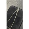 Image 6 : 2.0 Carat Moissanite Lab Diamond Solitaire Necklace, 925 Sterling Silver, 16" - 18" Long