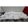 Image 1 : 12x White Medical Scrubs Including Mobb Pants, Pro Soft Scrub Pants, and Red Cross Tops Size xl2 to