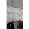 Image 4 : 12x White Medical Scrubs Including Mobb Pants, Pro Soft Scrub Pants, and Red Cross Tops Size xl2 to