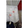 Image 5 : 12x White Medical Scrubs Including Mobb Pants, Pro Soft Scrub Pants, and Red Cross Tops Size xl2 to