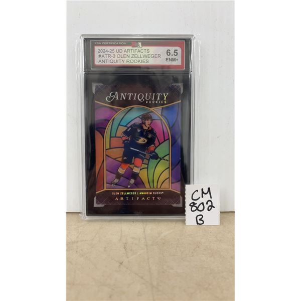 Graded Allen Zellweger Antiquity Rookies Card