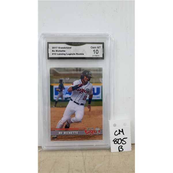 Graded Bo Bichette Pre Rookie Card