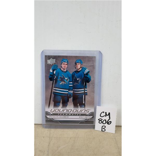 Macklin Celebrini Young Guns Teammates Card