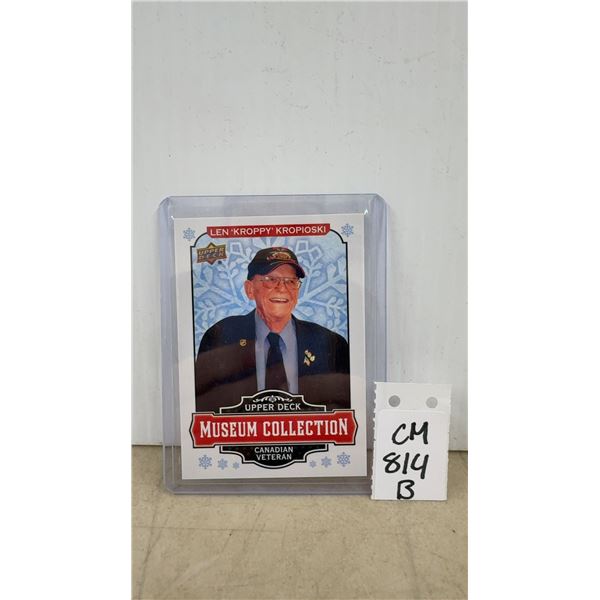 Winnipeg Jets Superfan Len "Kroppy" Kropioski Card