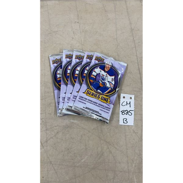 5 Sealed 2025-26 Upper Deck Series 1 Oacks