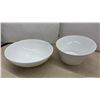 Image 2 : Blackhawk Marketing 10-Piece Ceramic Dinnerware Set with Round and Rectangular Plates and More