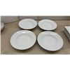 Image 4 : Blackhawk Marketing 10-Piece Ceramic Dinnerware Set with Round and Rectangular Plates and More