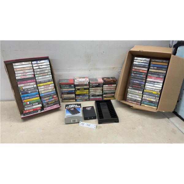 100 + Cassette Tape Collection Including Sade, Wham!, Mariah Carey, Starship, and More