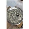 Image 4 : Chrome Multi-Light LED Chandelier with Cylindrical Glass Shades