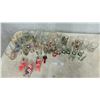Image 1 : Assorted Barware Including Russian Prince Vodka Pourers and Branded Drinking Glasses