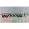 Image 8 : Assorted Barware Including Russian Prince Vodka Pourers and Branded Drinking Glasses