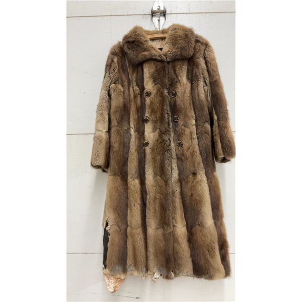 Hudson's Bay Company Brown Fur Coat