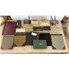 Image 2 : Vintage Marble and Onyx Desk Pen Holders, Perpetual Calendars, Ledger Binders, and More