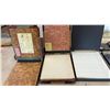 Image 5 : Vintage Marble and Onyx Desk Pen Holders, Perpetual Calendars, Ledger Binders, and More