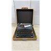 Image 1 : Remington Model 5 Portable Manual Typewriter with Original Carrying Case, 1930s-1940s