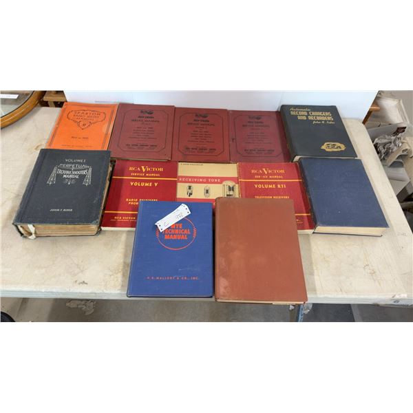 RCA Victor Service Manuals, Sparton Radio Service Manual, Rider Troubleshooters Manual, and More