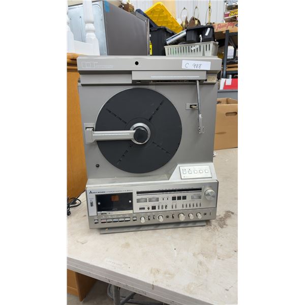 MGA/Mitsubishi Interplay System X-10 Linear Tracking Turntable with Cassette Deck and Receiver