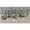 Image 1 : Chrome Towel Bar Racks, Metal Model Airplane, Dolphin Sculpture, and More