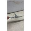 Image 6 : Chrome Towel Bar Racks, Metal Model Airplane, Dolphin Sculpture, and More