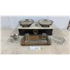 Image 1 : French Marble-Top Balance Scale, Oak Inkstand, CN Glass Ashtray