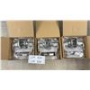 Image 1 : 3 Right Handed Stainless Steel Door Handles