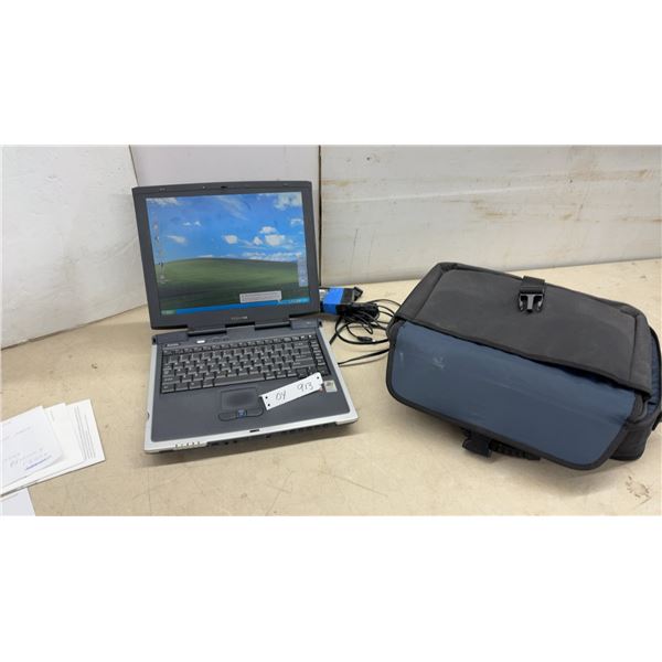 Toshiba Satellite 2400 Series Laptop with Windows XP, Carrying Case, and Power Adapter