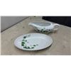 Image 9 : Fuji China Ivy Pattern Dinnerware Set with Serving Pieces, Made in Japan