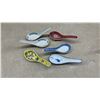 Image 12 : Chinese Linglong Rice Grain Porcelain Bowls, Spoons, and Lusterware Tea Service and More