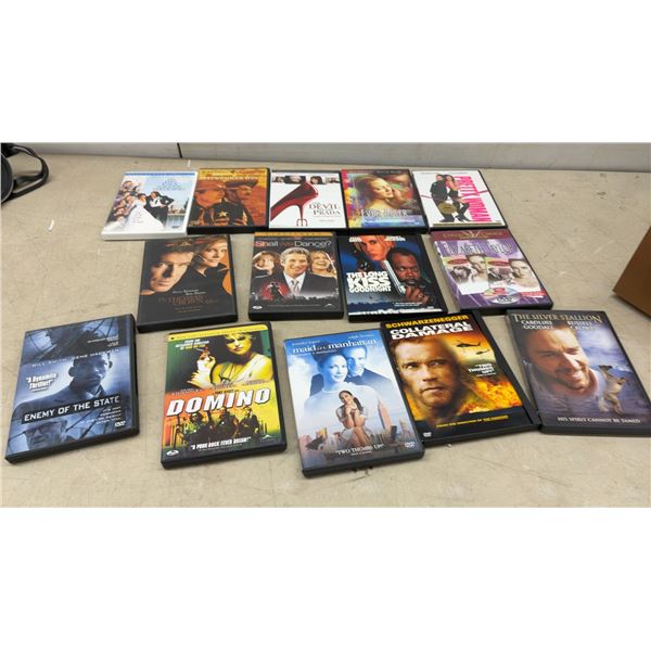 Collection of DVD Movies: Pretty Woman, The Devil Wears Prada, Domino, and More