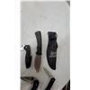 Image 2 : Buckmaster Fixed Blade Knife with Sheath and Six Folding Knives