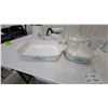Image 3 : Corningware Cornflower Blue Casserole Dishes, Carafes, Mugs, and More
