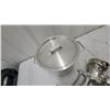 Image 3 : Aluminum Stock Pot with Lid and Hand-Crank Table-Clamp Food Meat Grinder