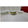 Image 3 : Pyrex Spring Blossom Cinderella Mixing Bowl Set, Four Nesting Bowls, 1971-1980